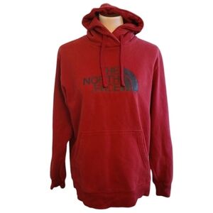 The North Face Men's Red Pullover Hoodie Size Medium